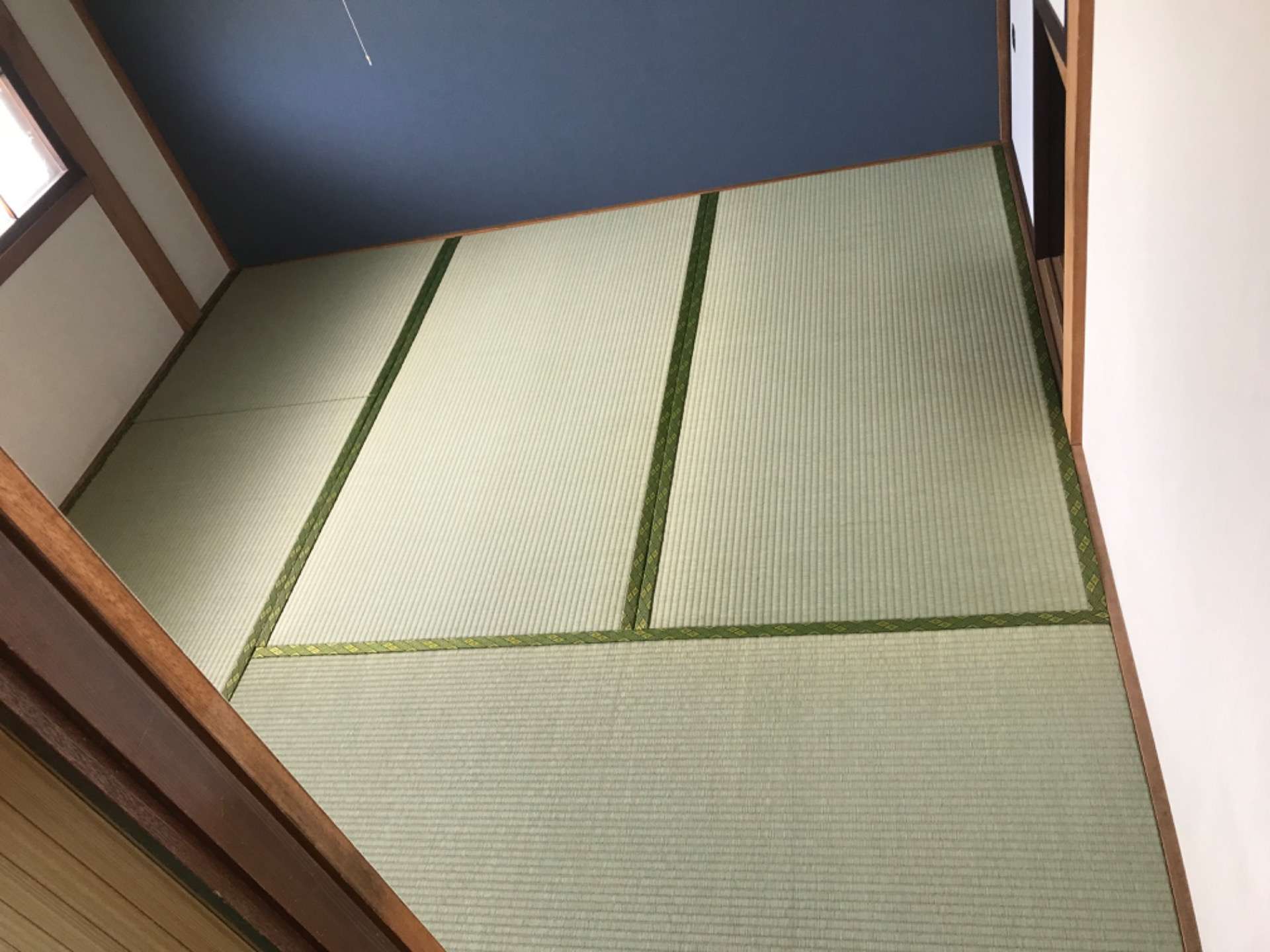 畳の表替え作業完了